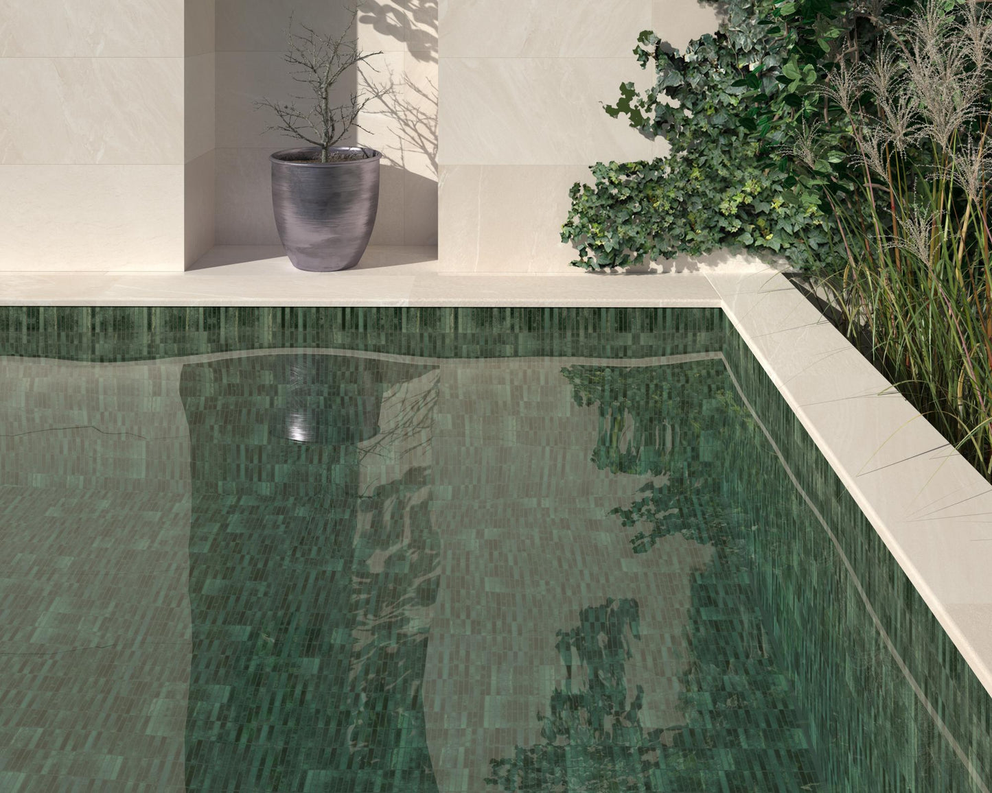 Kit-Kat Mosaic Grass Glossy 11.5x23.1cm / 4,5”x9,1”