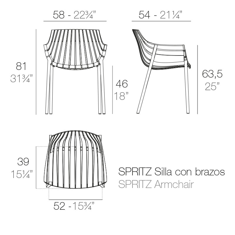 SPRITZ armchair