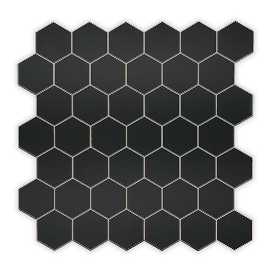 P&S Black Hexagon 28.8×29.1cm / 11.3"×11.5"