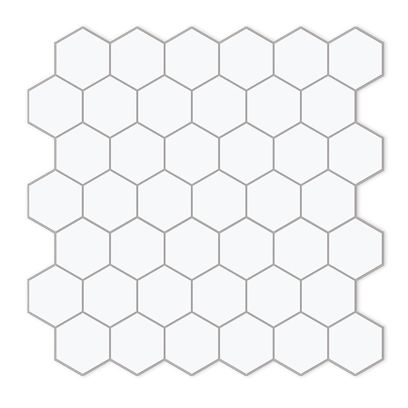 P&S White Hexagon 28.8×29.1cm / 11.3"×11.5"